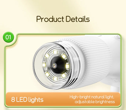 Kids Microscope 1000x Magnifier Microscope 200 Megapixels With LED Photo Video Function Educational Toys Science For Children