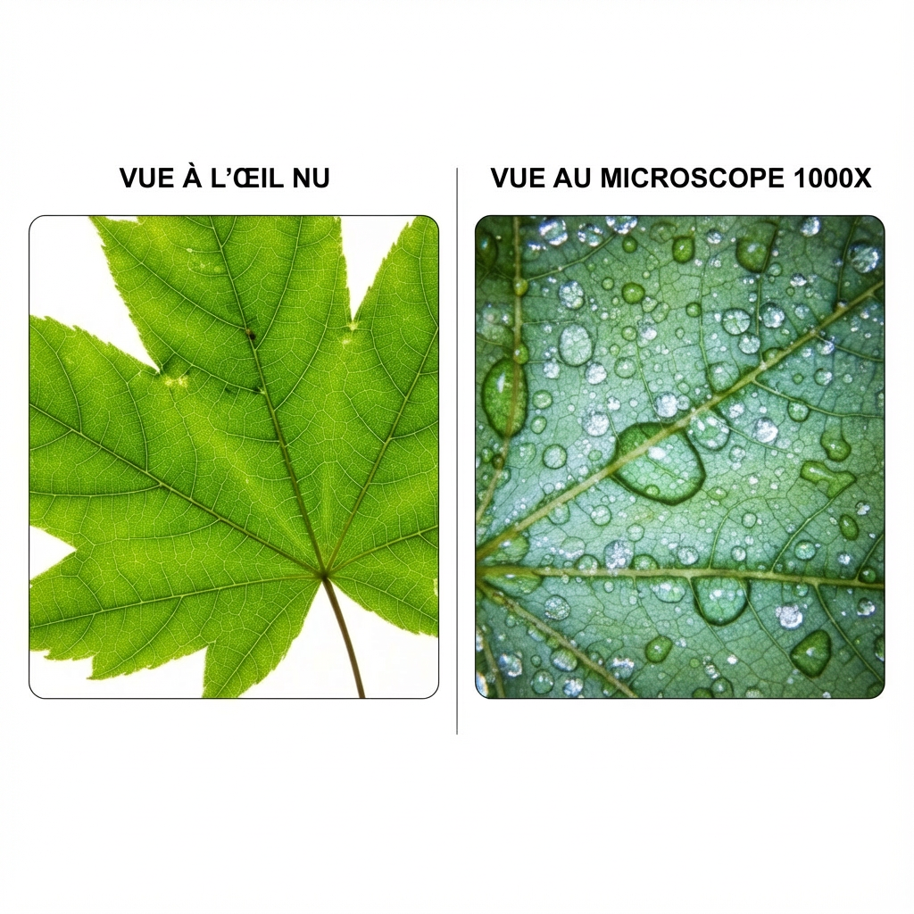 Kids Microscope 1000x Magnifier Microscope 200 Megapixels With LED Photo Video Function Educational Toys Science For Children