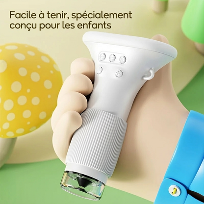 Kids Microscope 1000x Magnifier Microscope 200 Megapixels With LED Photo Video Function Educational Toys Science For Children